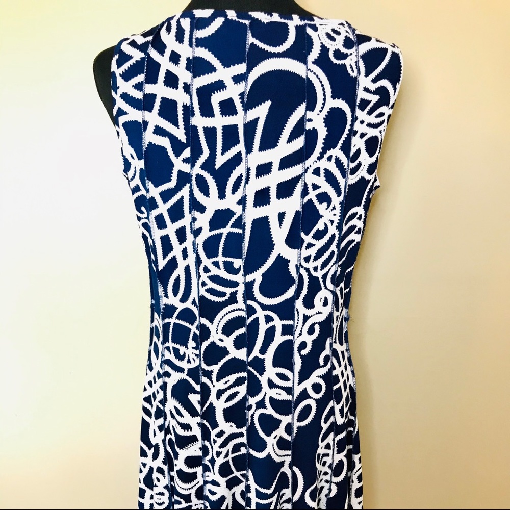 2/$20 Blue and White Print Dress! - Picture 3 of 6